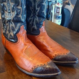 Classic USA Tony Lama wingtip boots